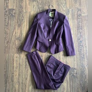 Ted Baker Burgundy Plum Pantsuit 0